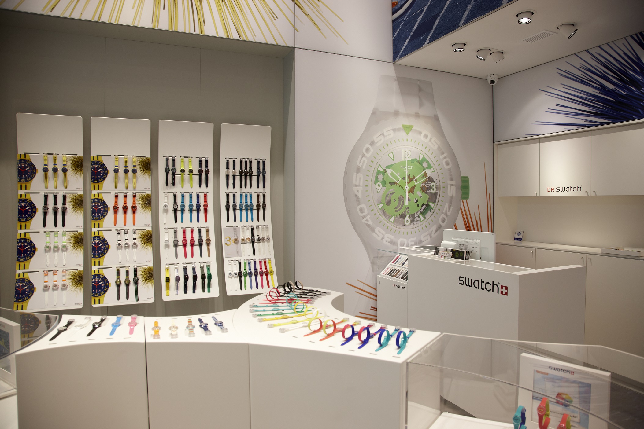 A Swatch com flagship store no Centro Colombo